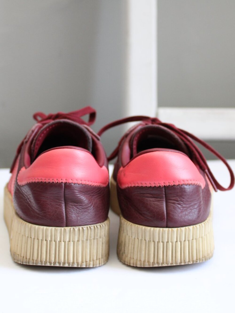 Adidas Women's Sambarose Samba Platform Sneakers Trace Maroon Pink EE7045 sz 7.5 - Picture 3 of 5